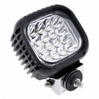 Рабочий фонарь квадрат 125x110 48W (3W*16) 10-30V Дальнее/Spot (22-48W) (1шт) 2706