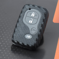 Чехол на пульт силиконовой сигнализации Toyota-KMR 3 Carbon 1004 (4 040)