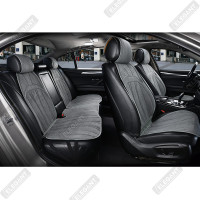 Накидки на сиденья авто из алькантары Elegant ANCONA Зеленый Полный комплект