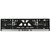 Рамка номера BMW "книга" с серой полосой