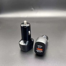 ОЗУ 12/24V 1USB-1Type-C YY-C05 PD 12W+QC3.0 38W (Карбон)
