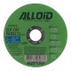 Круг отрезной по металлу Alloid 41 14А 125*1,6*22,23мм (W12516-M)