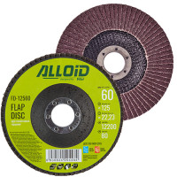 Alloid. Круг лепестковый торцевой 125 мм, зерно 60, T27 (FD-12560)