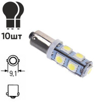 Лампа диодная BA9S-9SMD-5050 100/08242 (BA9S-9-5050)