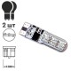 Лампа діодна T-10 -6SMD-5050 Silicone RGB з пультом 10076 (T-10-5050-6SMD)