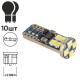 Лампа PULSO/габаритная/LED T10/W2.1x9.5d/W5W/12SMD-3030 CANBUS/12v/1,3w/140lm White (LP-60392)