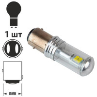 Лампа PULSO/габаритная/LED 1157/S25/BAY15d/P21/5W/8SMD-3030/12-24v/2w/80lm White (LP-54327)