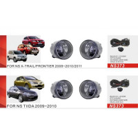 Фары доп.модель Nissan Tiida 2009-10/Murano 2009-12/X-Trail 2008-10/NS-373/H11-12V55W/эл.проводка (NS-373)