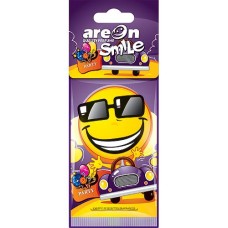 Освежитель воздуха AREON сухой листик Smile Black Crystall (ASD16)