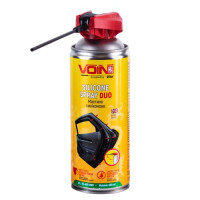 Силиконовая смазка VOIN Duo спрей 400мл с двойным аппликатором (VS-400 DUO)