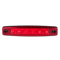 Повторювач габариту (палець) 6 LED 12/24V червоний (TH-610-red)