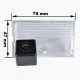 Штатная камера заднего вида MYWAY MW-6186 для LAND ROVER Discovery III 2004-2009/ IV 2009+/ Vogue 2002-2012/ Freelander II 2006-2014