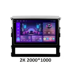 Штатное головное устройство Soundbox с CarPlay и 4G S-9610 для Toyota Land Cruiser LC200 2016+ S4 2K-9610+360