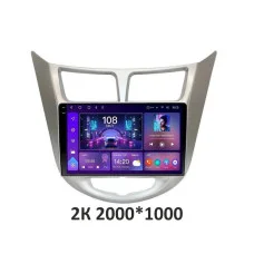 Штатная магнитола Soundbox S-6481 для Hyundai Accent 2011-2016 с Carplay и 4G S4 2K-6481+360