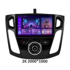 Штатная магнитола Soundbox S-9232B с CarPlay и 4G модемом для Ford Focus 3 2012-2017 (активные кнопки) S8 2K-9232B