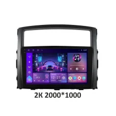 Штатна магнітола Soundbox S-8128 з CarPlay та 4G модемом для Mitsubishi Pajero Vagon IV 2007-2015 S4 2K-8128+360