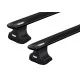 Багажник на гладкий дах Thule Wingbar Evo Rapid Black для Kia Ceed (mkII)(5-дв. хетчбэк)(со стеклянной крышей) 2012-2018 (TH 7113B-754-1693)