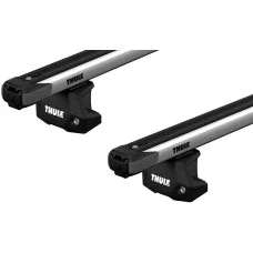 Багажник в штатные места на рейлингах Thule Slidebar Evo для Kia Seltos (mkI) 2019→ (TH 891-7107-7150)