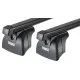 Багажник на интегрированные рейлинги Thule Squarebar для Kia Carens (mkII) 2007-2012 (TH 760-753-4004)