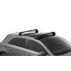 Багажник в штатні місця у рейлінгах Thule Wingbar Edge Black для Toyota Highlander (mkIII) 2013-2020 (TH 7214B-7215B-7207-7013)