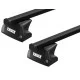 Багажник на рейлинги Thule Squarebar Evo для Renault Duster (mkII); Dacia Duster (mkII) 2017→ (TH 7121-7106-6143)
