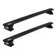 Багажник на інтегровані рейлінги Thule Wingbar Evo Black для Porsche Taycan (mkI)(Cross Turismo) 2019→ (TH 7112B-7106-6192)