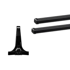 Багажник на водостоки (28см) Thule Squarebar Evo для Land Rover Defender (mkI) 1983-2016 (TH 7125-953)