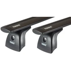 Багажник в штатные места Thule Wingbar Black для Renault Clio (mkIII)(хетчбэк) 2005-2014 (TH 960B-751-3091)
