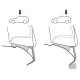 Монтажний комплект Thule 1504 для Mercedes-Benz CLC-Class (CL203)(хетчбек) 2008-2011 (TH 141504)