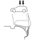 Монтажный комплект Thule 1288 для Toyota Land Cruiser (J100) 1998-2007 (TH 141288)