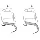 Монтажный комплект Thule 1705 для Nissan Versa (mkII)(N17)(седан) 2012-2019 (TH 141705)
