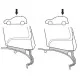 Монтажный комплект Thule 1132 для Alfa Romeo 166 (mkI) 1998-2005 (TH 141132)
