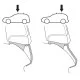 Монтажный комплект Thule 1798 для Mazda CX-3 (mkI) 2014-2022 (TH 141798)