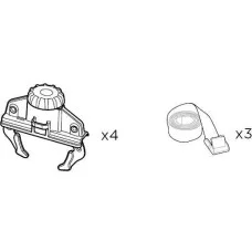 Система фіксації Thule FastClick (4 шт) 10746 (Touring) (TH 10744)