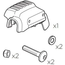 Держатель верхний правый 52705 (BackSpace XT; Onto) (TH 52705)