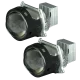 Светодиодные линзы в фары DriveX BiLED STM-3 47W/57W 12V Dual-chip