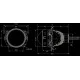 Светодиодные линзы в фары DriveX BiLED iDeal 53W/63W 12V Dual-chip
