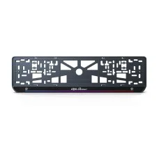 Номерная рамка Alfa Romeo стиль #7 из высококачественного ABS пластика Ledos выглядит как LCD дисплей