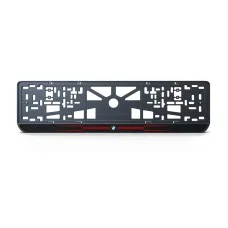 Номерная рамка BMW стиль #6 из высококачественного ABS пластика Ledos выглядит как LCD дисплей