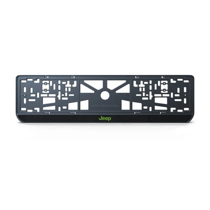 Номерная рамка Jeep стиль #1 из высококачественного ABS пластика Ledos выглядит как LCD дисплей