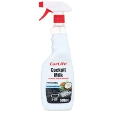 Полироль для панели приборов Carlife Cockpit Milk Кокос, 500мл