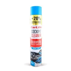 Поліроль для панелі приладів CarLife Cockpit Cleaner Нова машина, 750мл