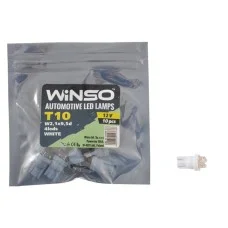 LED автолампа Winso 12V FLUX T10 W2.1x9.5d, 10шт