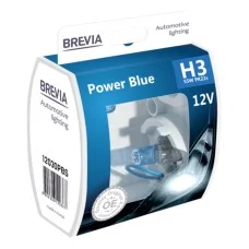 Галогеновая лампа Brevia H3 12V 55W PK22s Power Blue S2