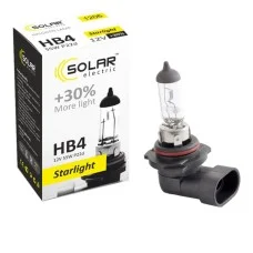 Галогеновая лампа Solar HB4 12V 55W P22d Starlight +30%