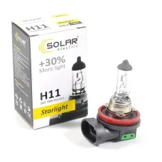Галогеновая лампа Solar H11 24V 70W PGJ19-2 Starlight +30%