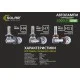 LED автолампа Solar H7 12/24V 6500K 6000Lm 40W Cree Chip