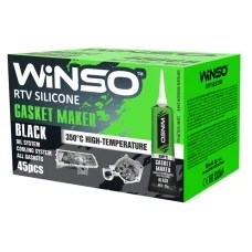 Герметик високотемпературний Winso силіконовий чорний +350⁰C, 25г