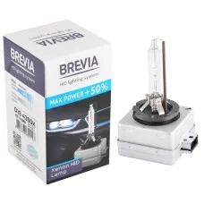 Ксеноновая лампа Brevia D1S +50%, 4300K, 85V, 35W PK32d-2, 1шт