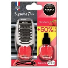 Ароматизатор Aroma Car Supreme Duo Slim Strawberry, 7мл